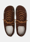 Yogi Finn Reverse Lace up Shoe - Dark Brown - Top