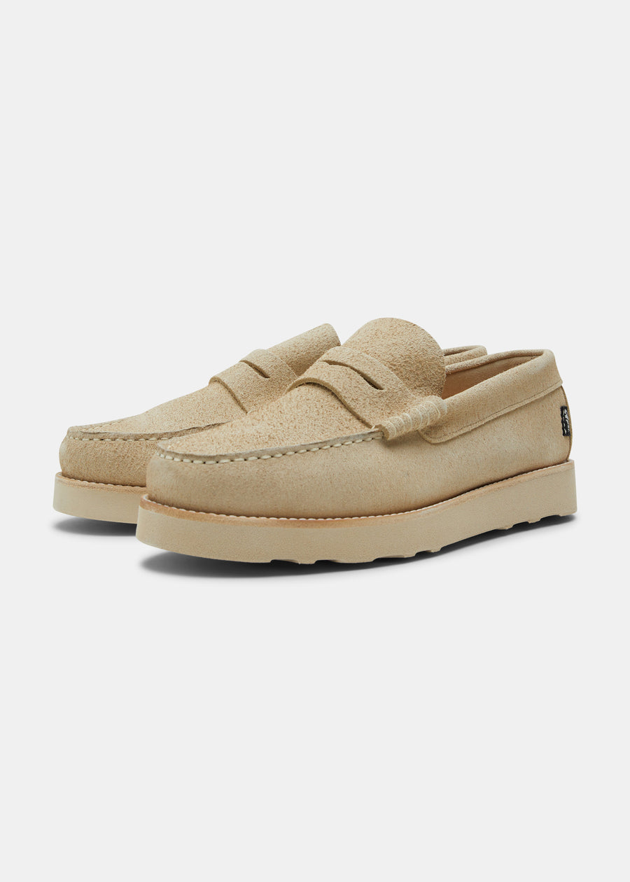 Rudy II Suede Loafer On EVA - Hairy Sand