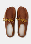 Yogi Willard Two Leather Shoe On Eva - Chestnut brown - Top
