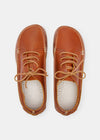 Yogi Finn II Lace Up Shoe On Negative Heel - Apricot - Above