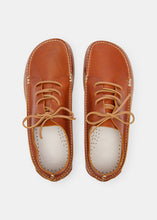 Load image into Gallery viewer, Yogi Finn II Lace Up Shoe On Negative Heel - Apricot - Above
