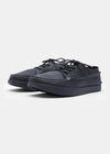 Yogi Finn II Leather Shoe On Negative Heel - Black Mono - Angle