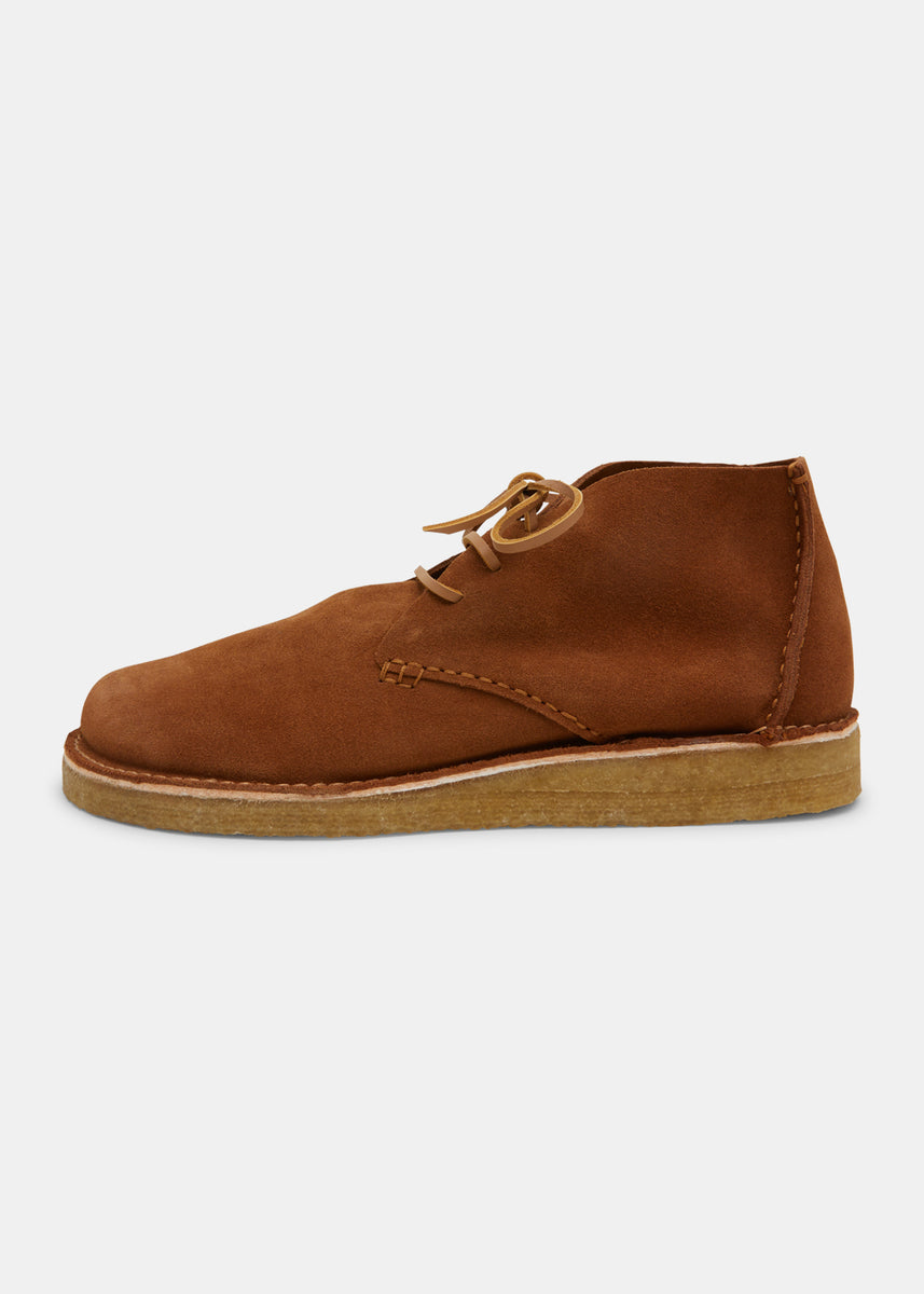 Glenn Suede Boot on Crepe Cola Brown Yogi Footwear