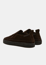 Load image into Gallery viewer, Yogi x Universal Works Hitch Low Loafer on Crepe  - Dark Brown - Back
