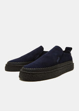 Load image into Gallery viewer, Yogi x Universal Works Hitch Low Loafer On Crepe - Indigo - Angle
