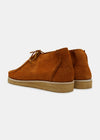 Yogi Torres Suede Chukka Boot on Crepe - Chestnut Brown - Back