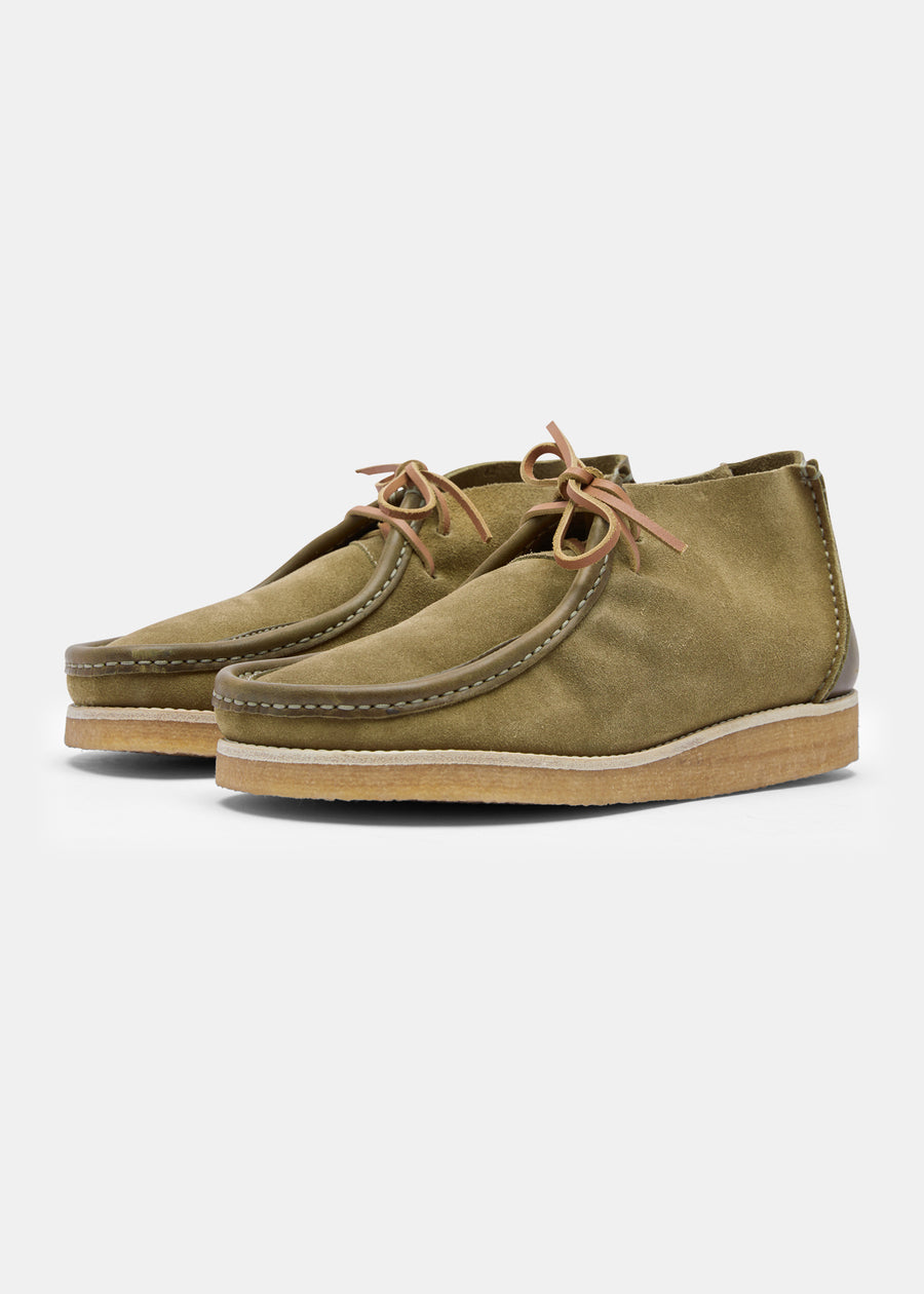 Torres Leather/Suede Boot On Crepe - Moss Green