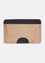 Load image into Gallery viewer, Yogi Leather Card Holder - Black - Back
