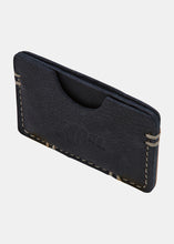 Load image into Gallery viewer, Yogi Leather Card Holder - Black - Angle
