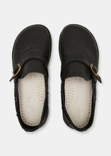 Load image into Gallery viewer, Yogi Corso Leather Buckle Monk Shoe On Crepe - Black - Top
