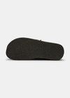 Yogi Corso Leather Buckle Monk Shoe On Crepe - Black - Sole