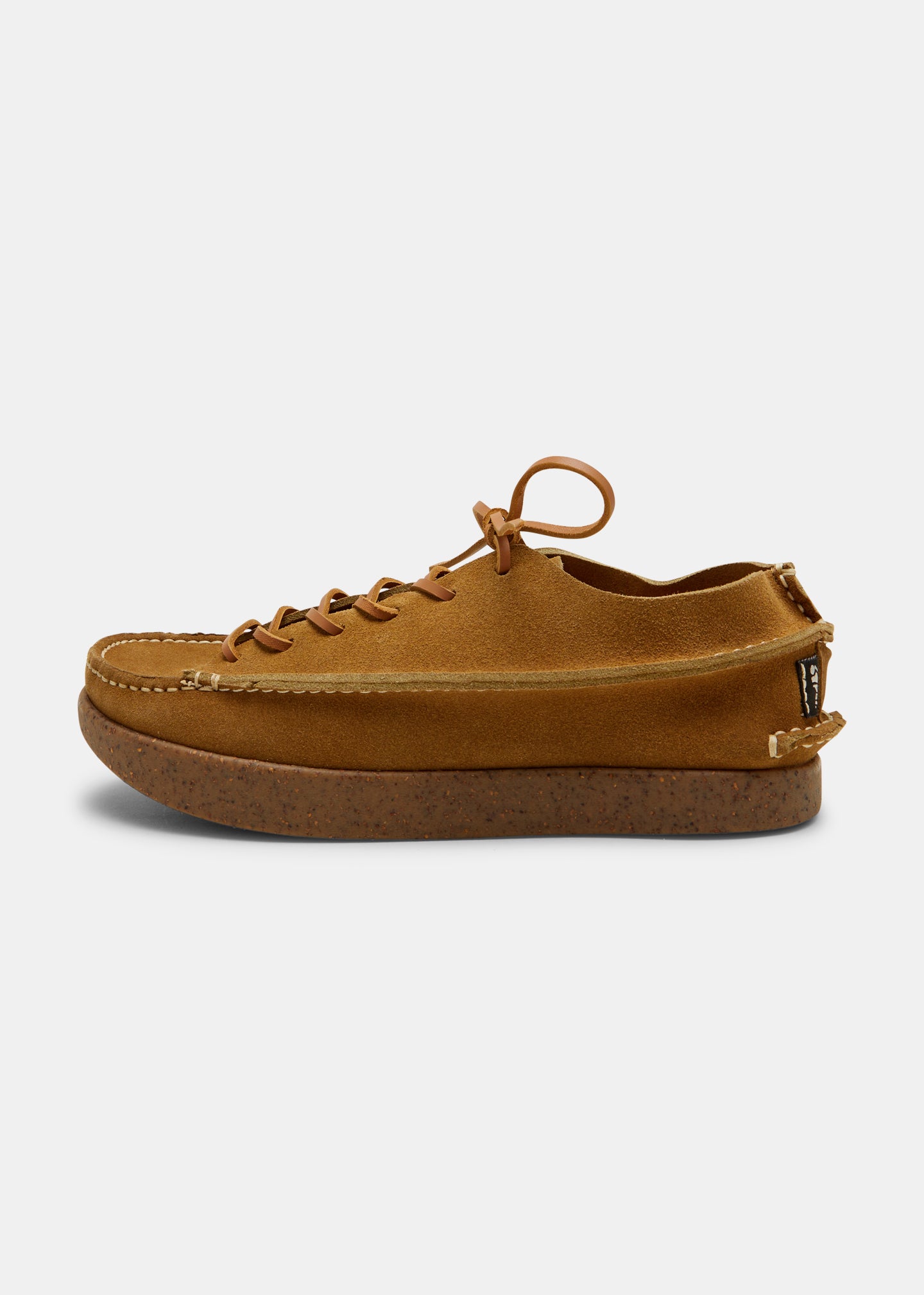Yogi Finn Womens Suede on Negative Heel - Moss - Side