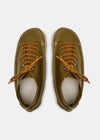 Yogi Fairfield Leather Lace Hooks Boot On Crepe - Moss - Top