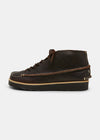 Yogi Fairfield Leather Lace Hooks Boot On Eva - Dark Brown - Side