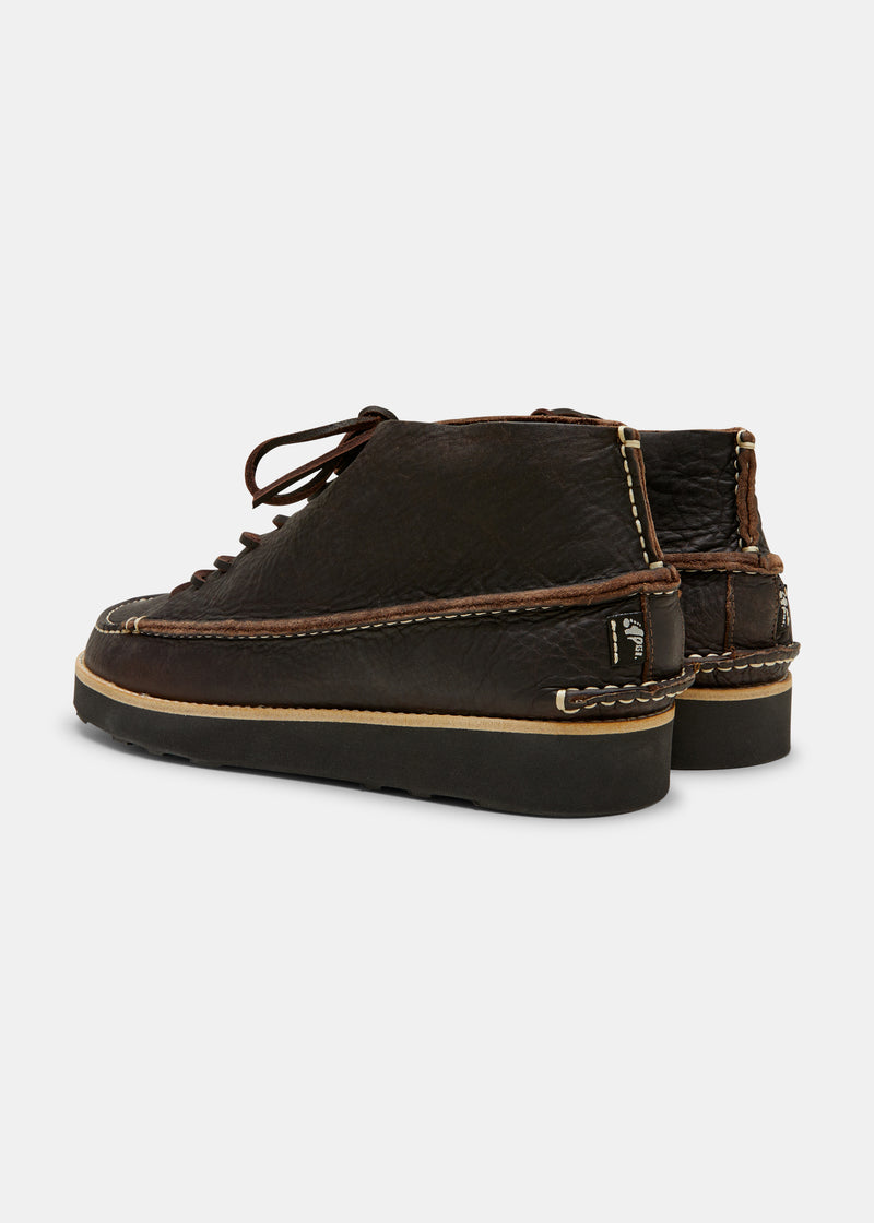 Load image into Gallery viewer, Yogi Fairfield Leather Lace Hooks Boot On Eva - Dark Brown - Sole
