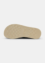 Load image into Gallery viewer, Yogi Finn Three Textured Ostrich Leather Shoe - Dark Brown - Sole
