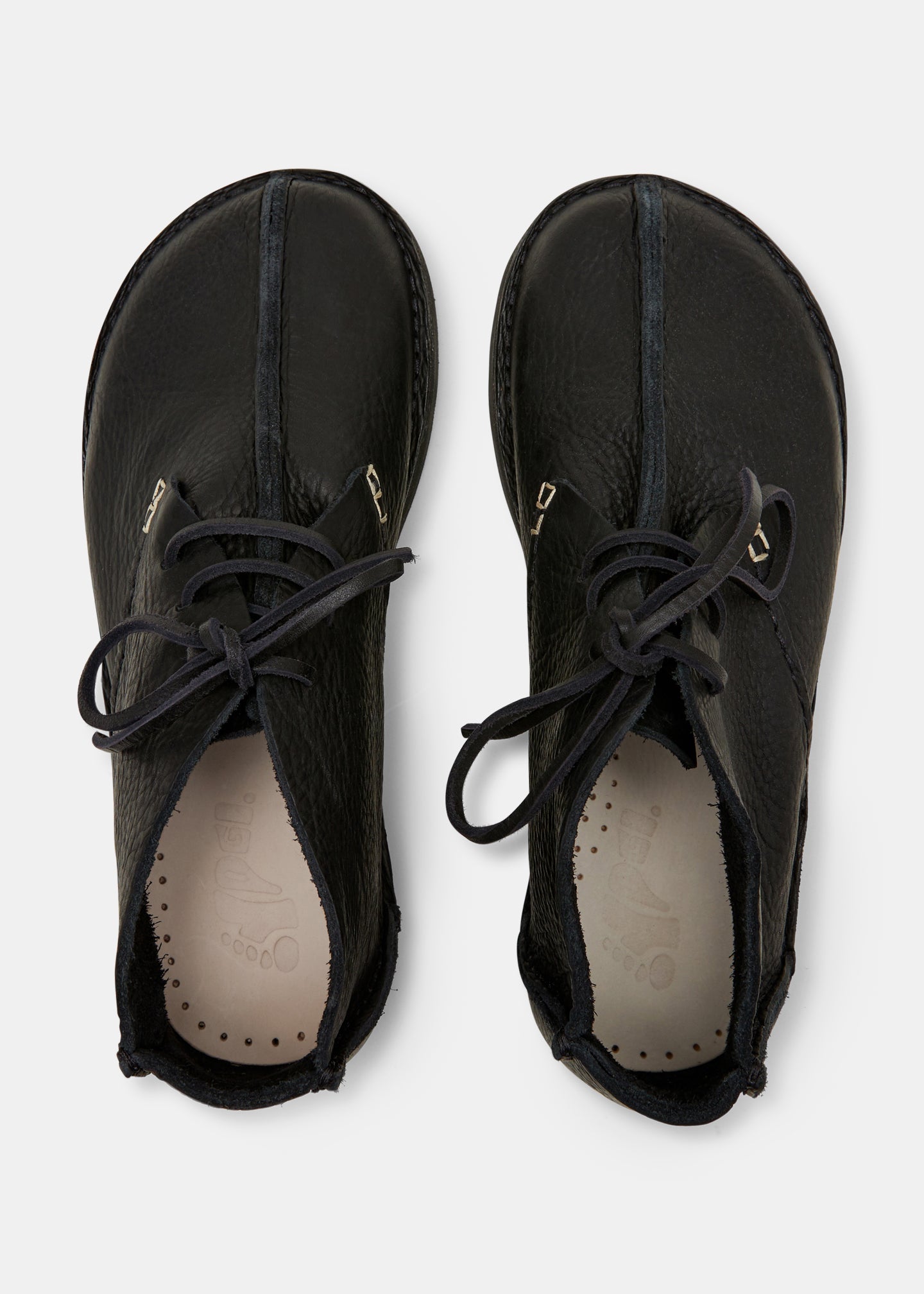 Glenn Centre Seam Tumbled Leather Boot Black Yogi Footwear