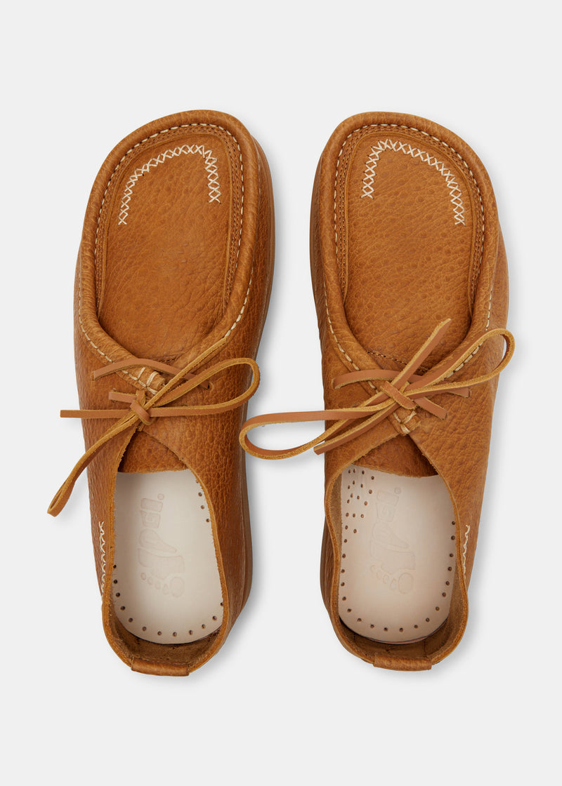 Load image into Gallery viewer, Yogi Willard Textured Ostrich Leather Shoe - Honey - Sole
