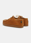 Yogi Willard Textured Ostrich Leather Shoe - Honey - Back