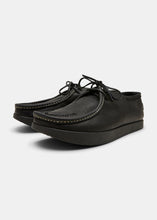 Load image into Gallery viewer, Yogi Willard Stitch Tumbled Leather Shoe - Black - Angle
