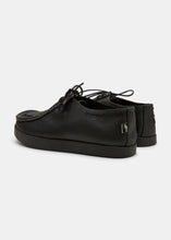 Load image into Gallery viewer, Yogi Willard Stitch Tumbled Leather Shoe - Black - Back
