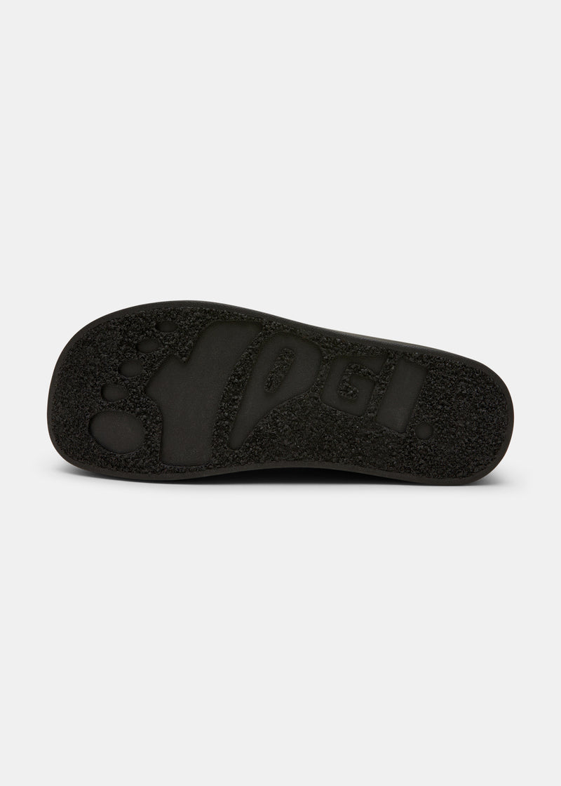 Load image into Gallery viewer, Yogi Willard Stitch Tumbled Leather Shoe - Black - Sole
