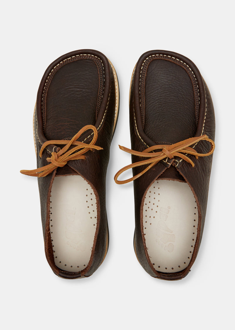 Load image into Gallery viewer, Yogi Willard Two Leather Shoe On Eva - Dark Brown - Sole
