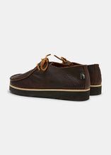 Load image into Gallery viewer, Yogi Willard Two Leather Shoe On Eva - Dark Brown - Back
