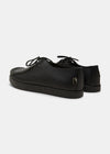 Yogi Willard Womens Tumbled Leather Shoe - Black - Back