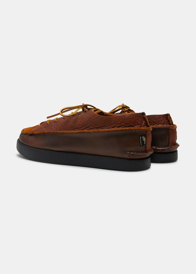 Load image into Gallery viewer, Finn Rev/Leather Shoe On Negative Heel - Chestnut Brown - Sole
