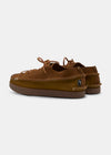 Finn Suede/Leather On Negative Heel - Moss Green - Back