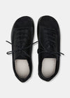 Finn Rev/Leather Shoe On Negative Heel - Black - Top
