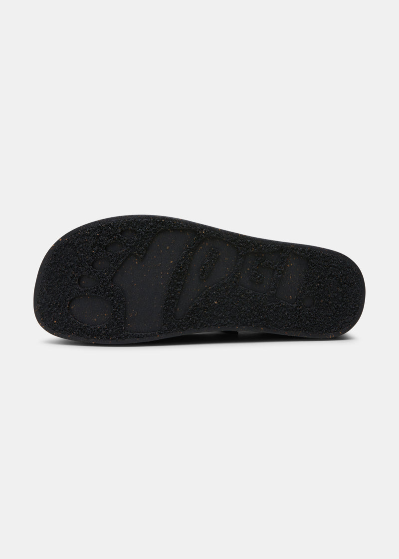 Load image into Gallery viewer, Finn Rev/Leather Shoe On Negative Heel - Black - Sole
