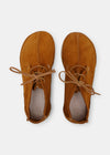 Yogi Glenn Centre Seam Reverse Leather Boot - Chestnut Brown - Top