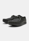 Yogi Willard Womens Tumbled Leather Shoe - Black - Angle