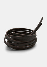 Load image into Gallery viewer, Yogi Leather Laces 150cm - Brown - Detail
