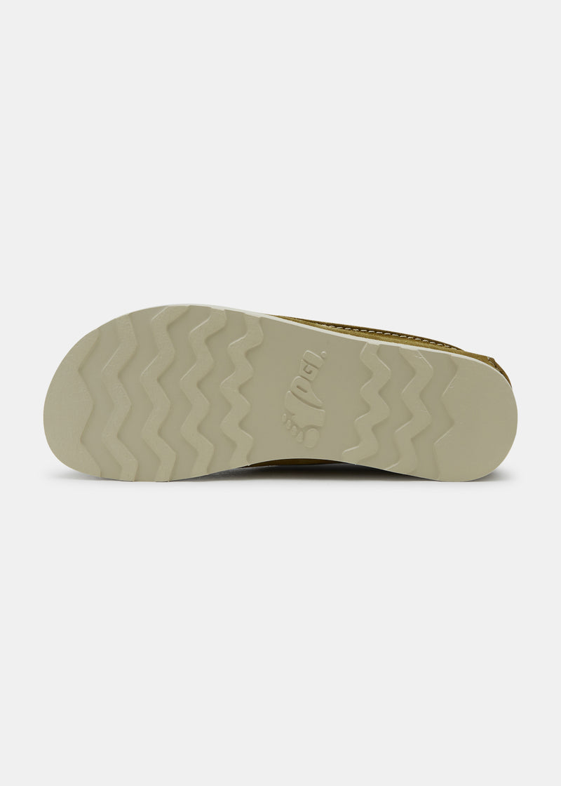 Load image into Gallery viewer, Finn III Suede Shoe On EVA Outsole - Moss Green
