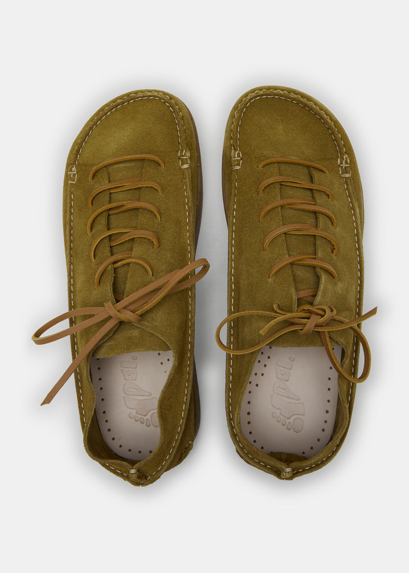 Load image into Gallery viewer, Nautica Finn Suede Lace Up - Moss - Sole
