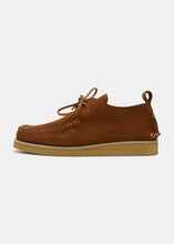 Load image into Gallery viewer, Yogi Lawson Suede On Crepe - Cola Brown - Side
