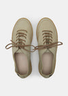 Loaf Suede Shoe On Crepe Cupsole - Sand Brown - Top