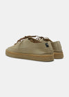 Loaf Suede Shoe On Crepe Cupsole - Sand Brown - Back