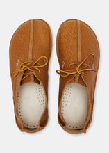 Load image into Gallery viewer, Yogi Caden Centre Seam Textured Ostrich Leather Shoe - Honey - Top
