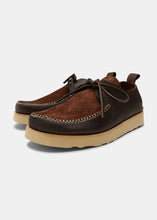 Load image into Gallery viewer, Lawson III Tumb/Rev Leather On Eva Outsole - Dark Brown - Angle
