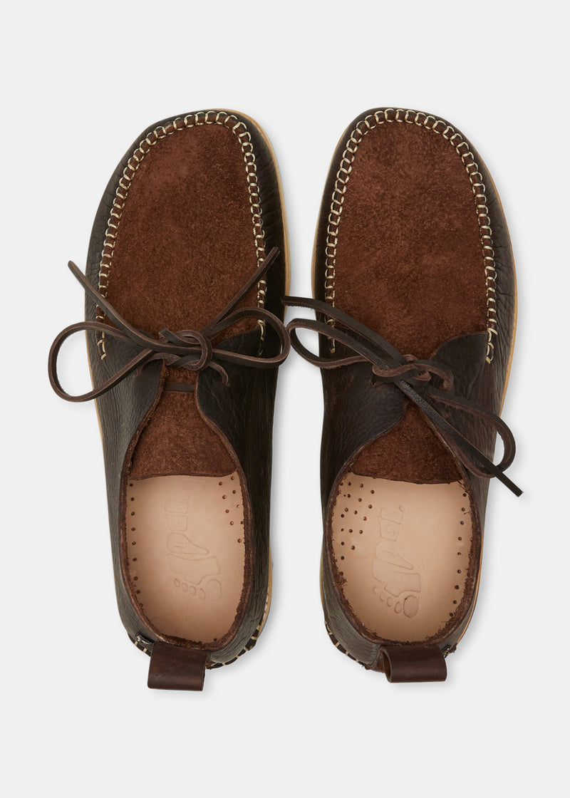 Load image into Gallery viewer, Lawson III Tumb/Rev Leather On Eva Outsole - Dark Brown - Sole
