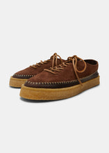 Load image into Gallery viewer, Loaf Leather Shoe On Crepe Cupsole - Dark Brown - Angle
