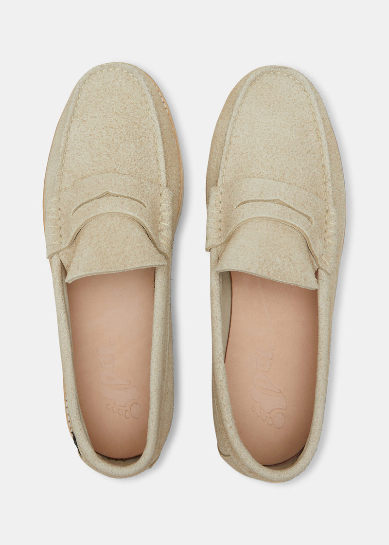 Load image into Gallery viewer, Yogi Rudy II Suede Loafer On EVA - Sand Brown - Sole
