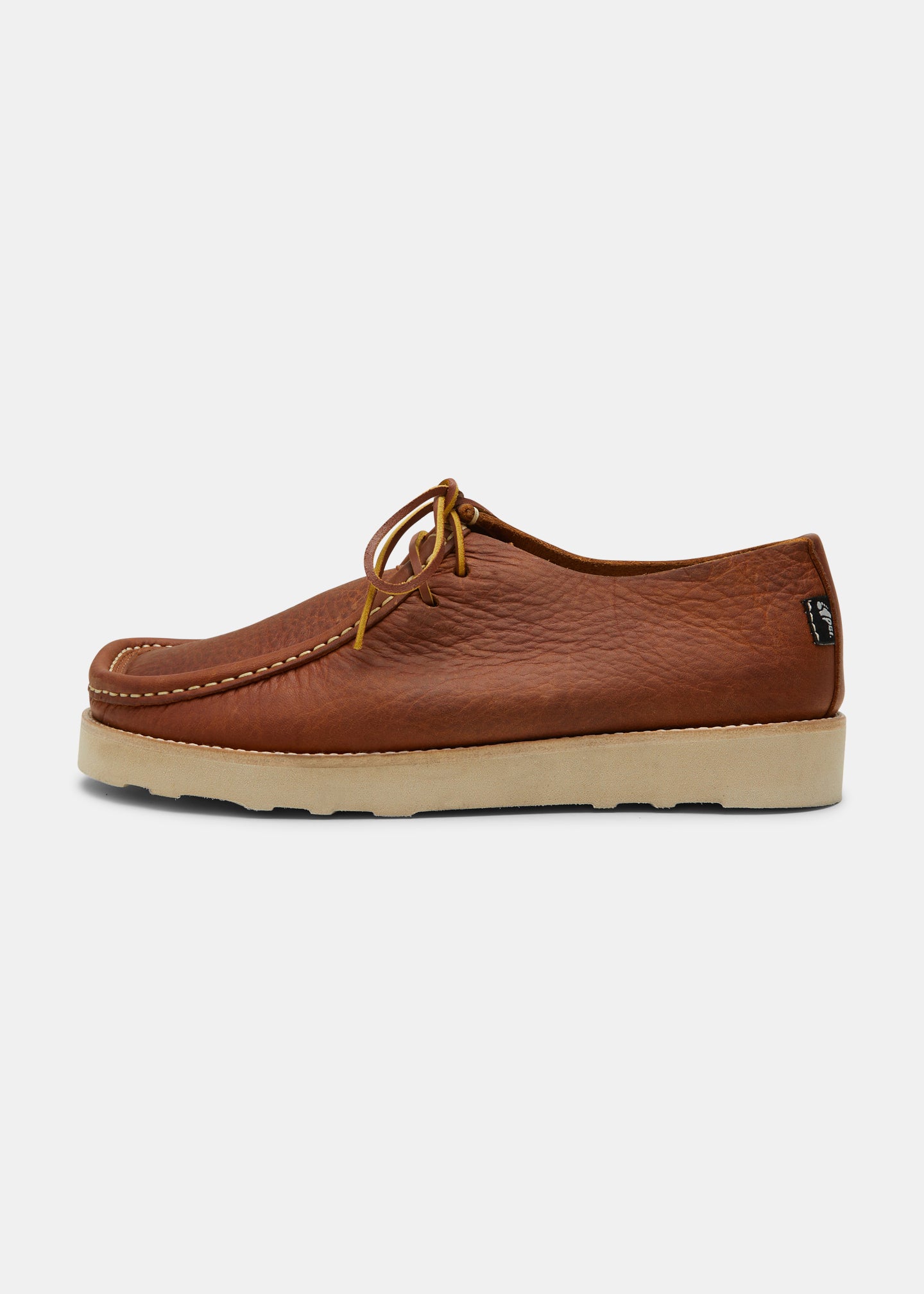 Yogi Willard Two Leather Shoe On Eva - Chestnut brown - Side