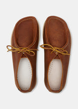 Load image into Gallery viewer, Yogi Willard Two Leather Shoe On Eva - Chestnut brown - Top
