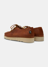 Load image into Gallery viewer, Yogi Willard Two Leather Shoe On Eva - Chestnut brown - Back
