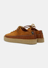 Loaf Womens Leather Crepe Cupsole - Chestnut Brown - Back